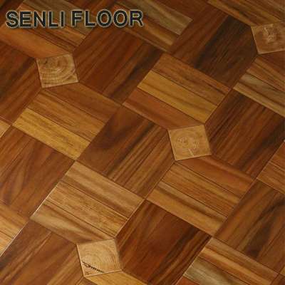 MDF HDF EIR or shining surface 10.5mm 12mm laminated parquet flooring