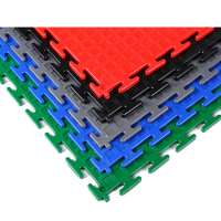 Heavy duty plastic waterproof PVC interlocking garage floor tiles