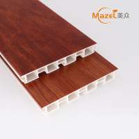 pvc laminated wood grain pvc kitchen skirting