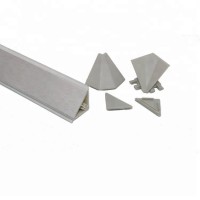 aluminum foil brushed pvc kitchen skirting for cabinet