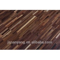 Multistripes walnut parquet chromatic aberration engineered wood flooring