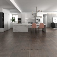 Dark Brown Kitchen Non Slip Matte Ceramic Tiles Floor